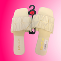 Cream Sandals