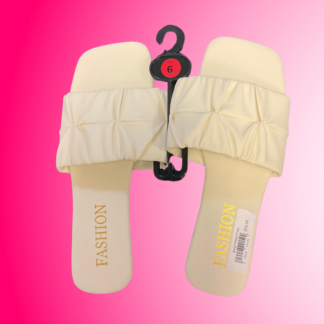 Cream Sandals