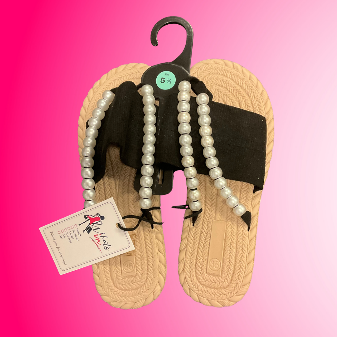 Black Pearl Sandals