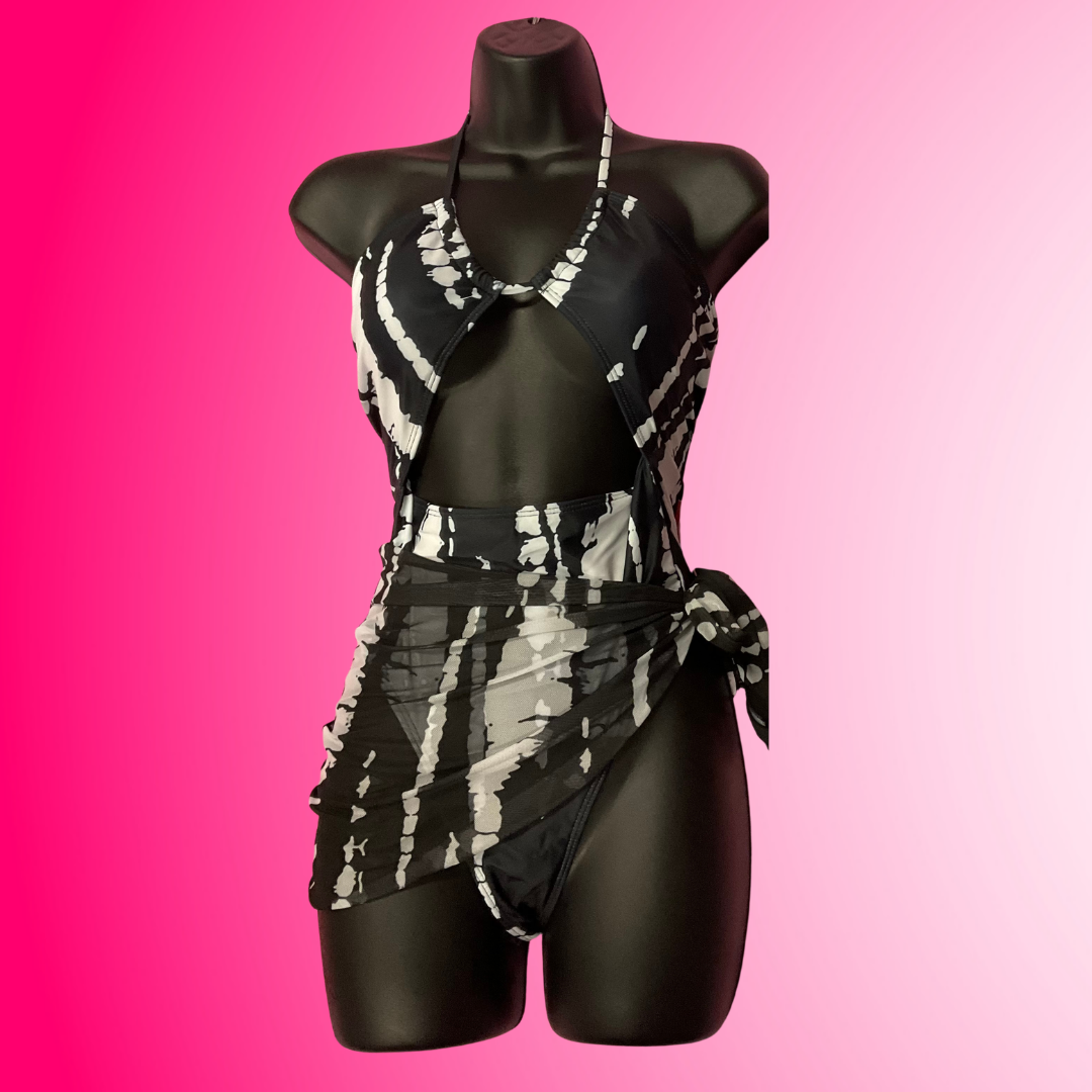 Black & White Swimsuit