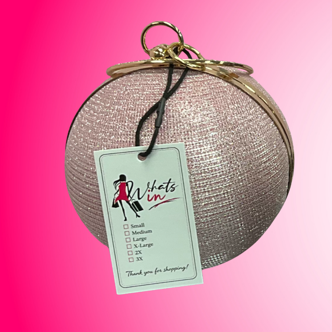 Pink Ball Evening Purse